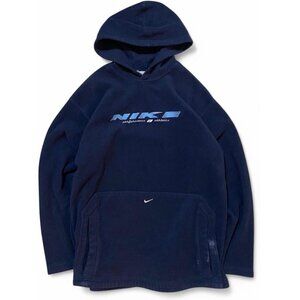 VINTAGE NIKE FLEECE HOODIE - NAVY